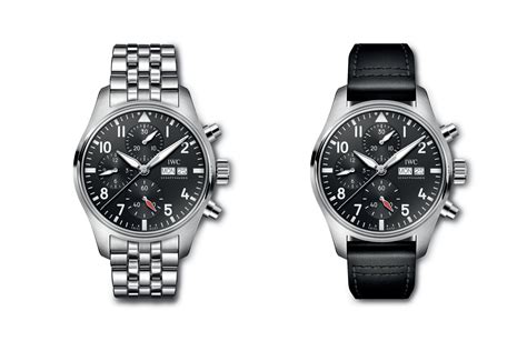 iwc pilot 41 black|iwc pilots chronograph 41.